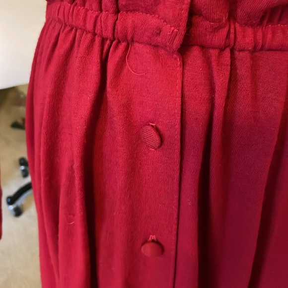 Jones River Traders Red wool long sleeved Dress. Size Medium. 100% wool. - Picture 4 of 8